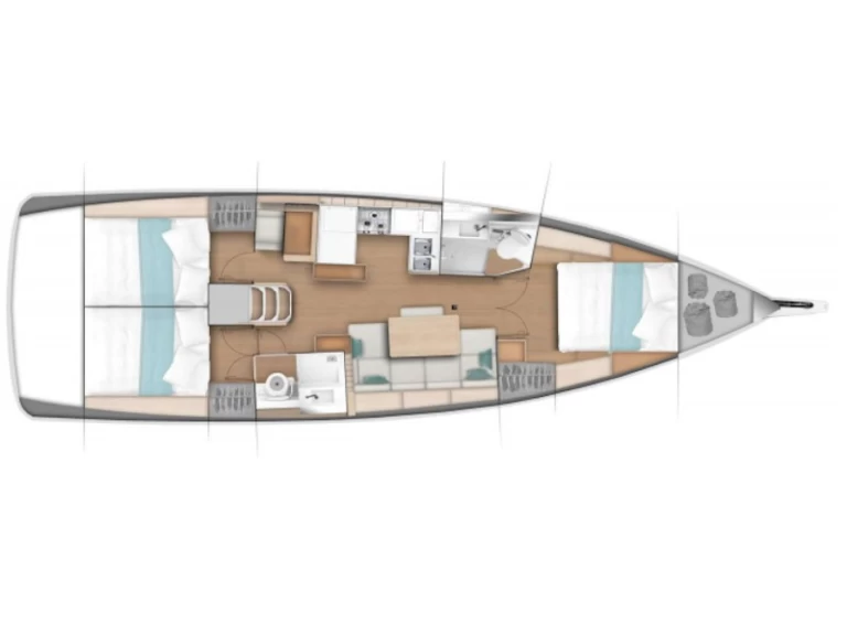 Hyr en Jeanneau Sun Odyssey 440 Marmaris 