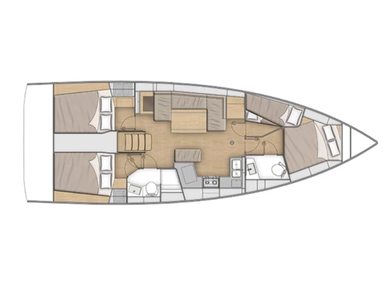 Bénéteau Oceanis 40.1 charter bareboat eller skeppad i Castiglioncello