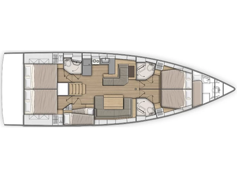 Bénéteau Beneteau Oceanis 51.1 charter bareboat eller skeppad i Lefkáda