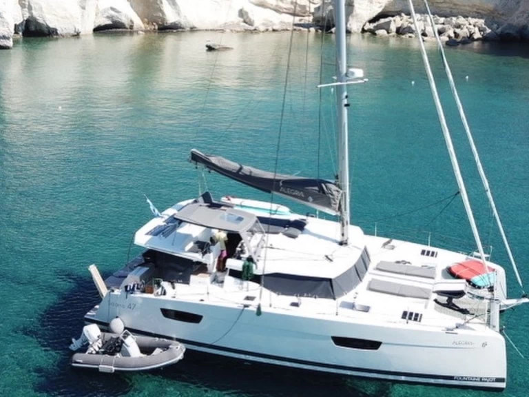 Hyr en Fountaine Pajot Saona 47 Pýlos 