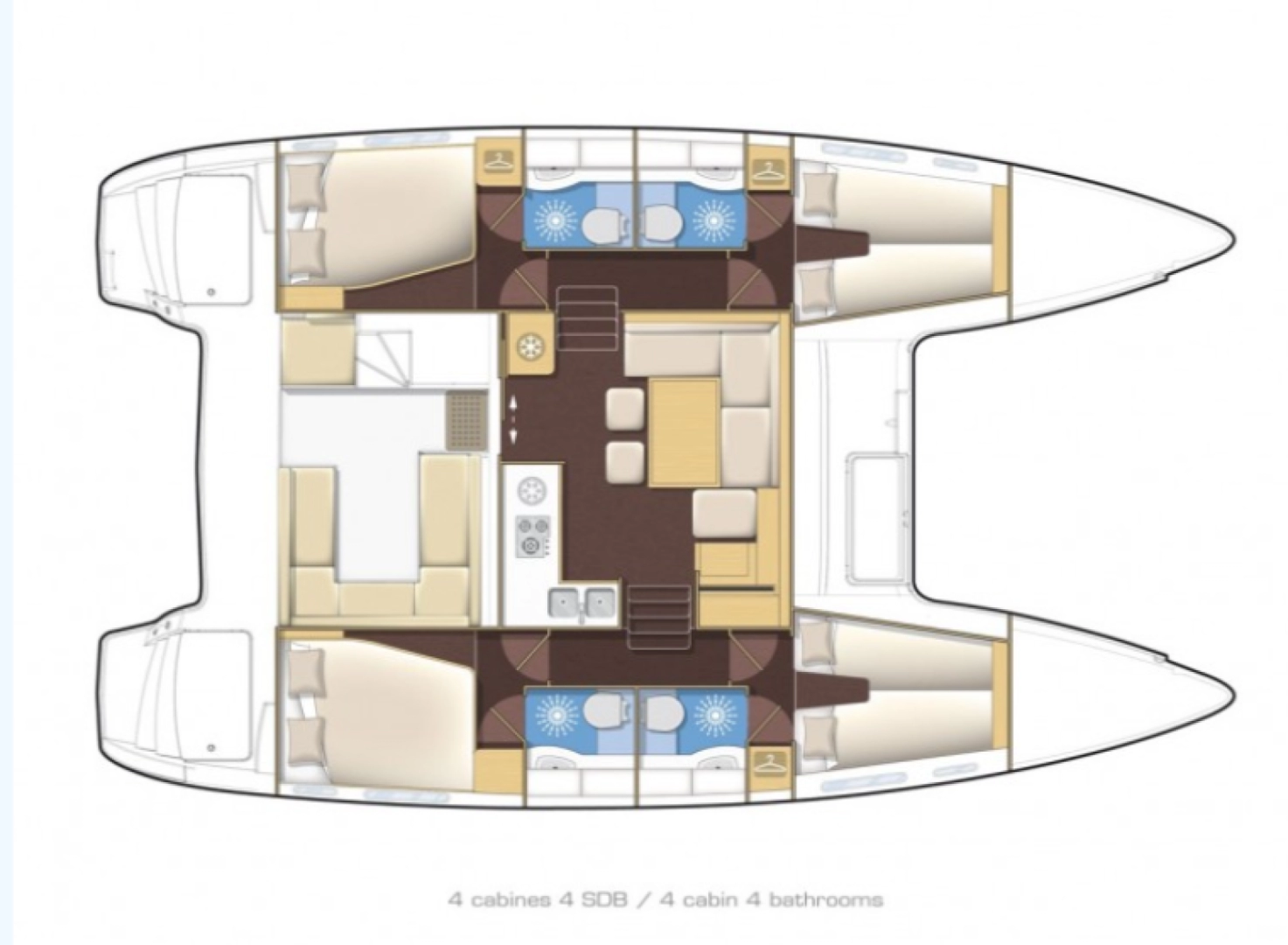 Båtuthyrning Lagoon Lagoon 400 S2 i Es Jondal på Samboat 