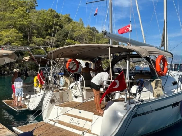 Bavaria Cruiser 46 charter bareboat eller skeppad i Fethiye