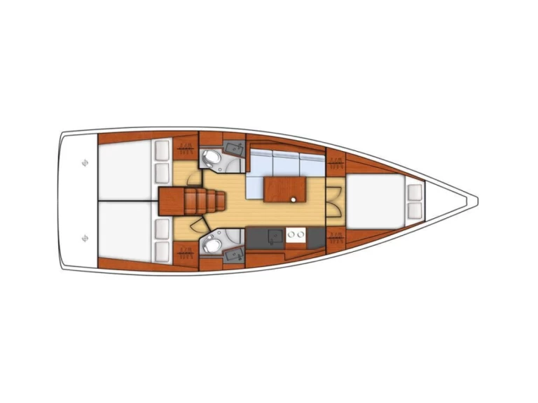 Bénéteau Oceanis 38.1 charter bareboat eller skeppad i Orhaniye
