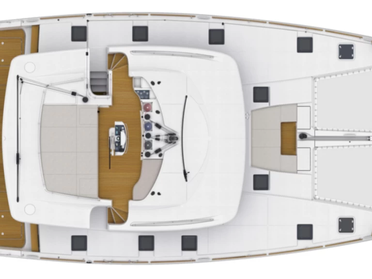 Hyra Katamaran  med eller utan skeppare Lagoon Lavrio 