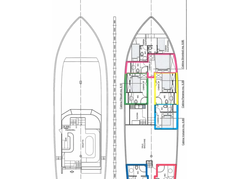 Yacht charter Milazzo billig Gelidonya II