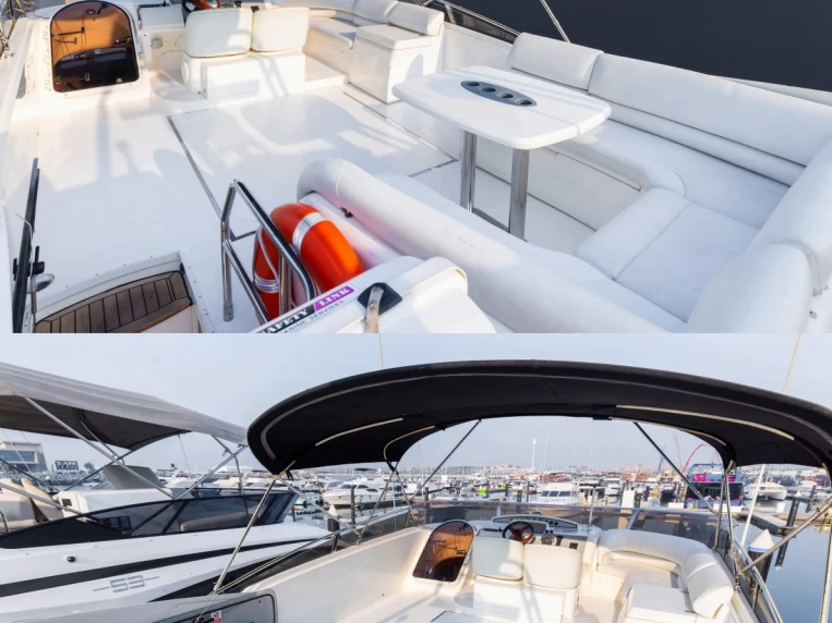 Princess Princess V70 charter bareboat eller skeppad i Dubai Marina