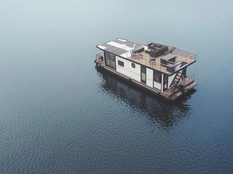 Hyra Kanalbåt med eller utan skeppare Houseboat Fürstenberg/Havel 