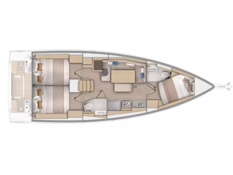 Bénéteau Oceanis 37.1 charter bareboat eller skeppad i Lefkáda