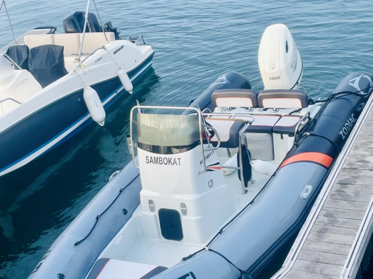 Båtuthyrning Zodiac Pro Open 550 Ultimate i Arzon på Samboat 