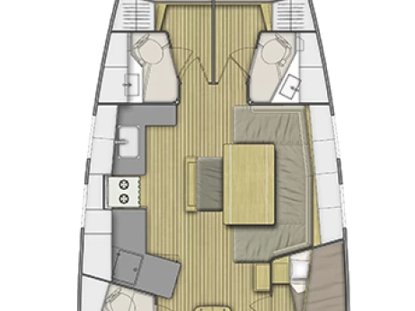Bénéteau Oceanis 46.1 charter bareboat eller skeppad i Lefkáda