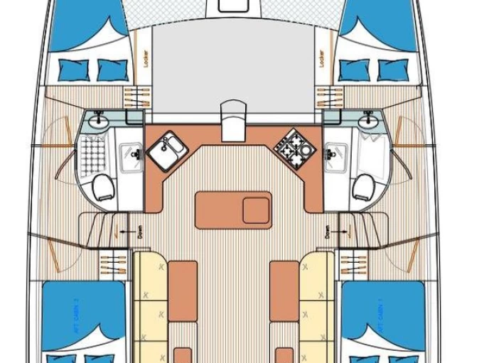 Hyr en Island Spirit Yachts Island Spirit 410 Mai Khao 