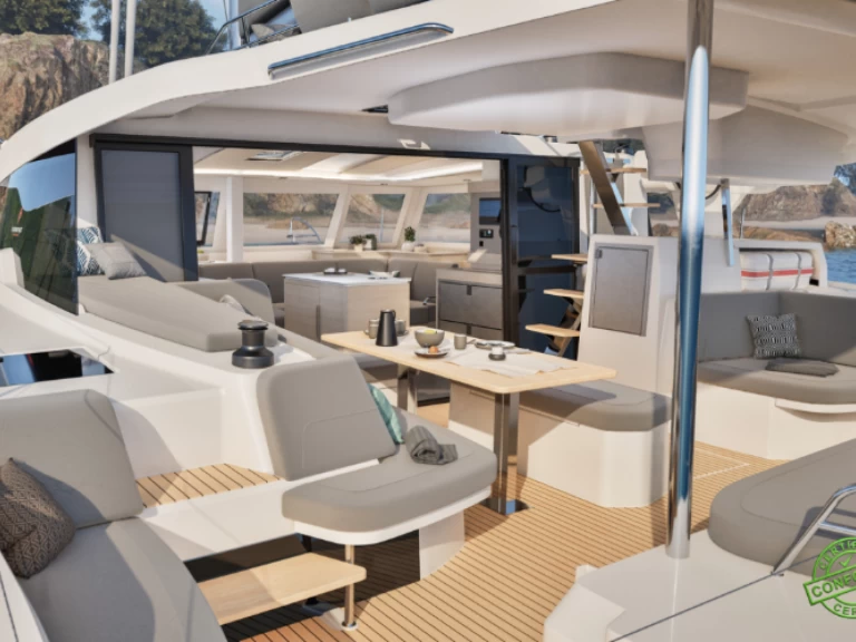 Fountaine Pajot FP 44 charter bareboat eller skeppad i Le Marin
