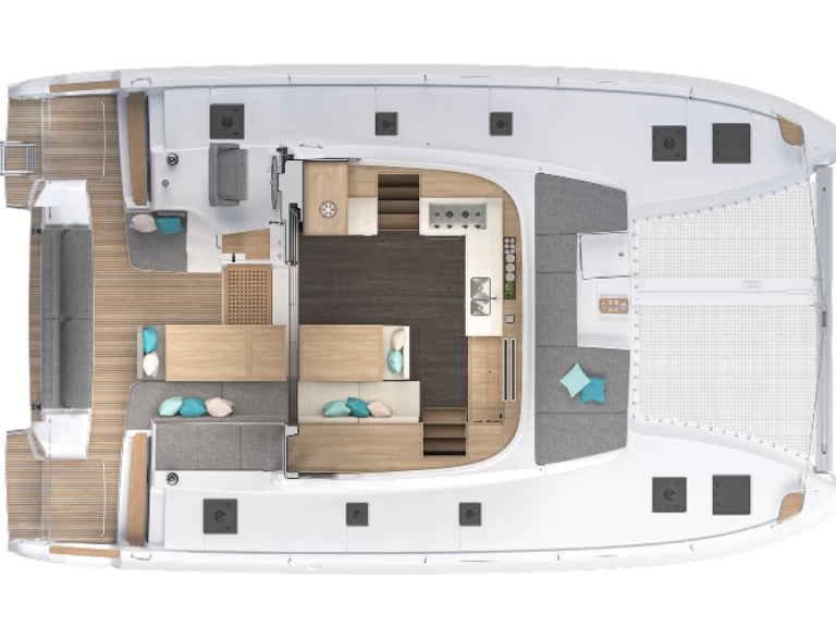 Hyra Katamaran  med eller utan skeppare Lagoon Le Marin 