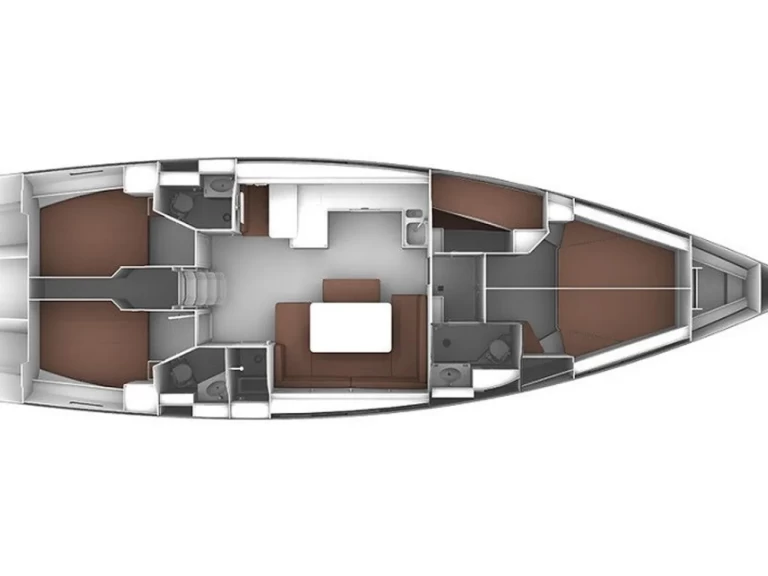 Bavaria Cruiser 51 charter bareboat eller skeppad i Sukošan