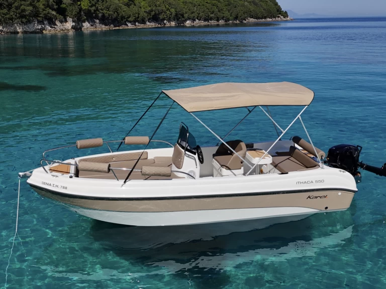 Hyr en Karel Ithaca 550 Syvota Marina 