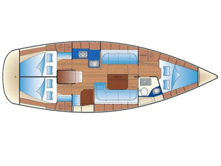 Bavaria Cruiser 37 charter bareboat eller skeppad i Lemmer