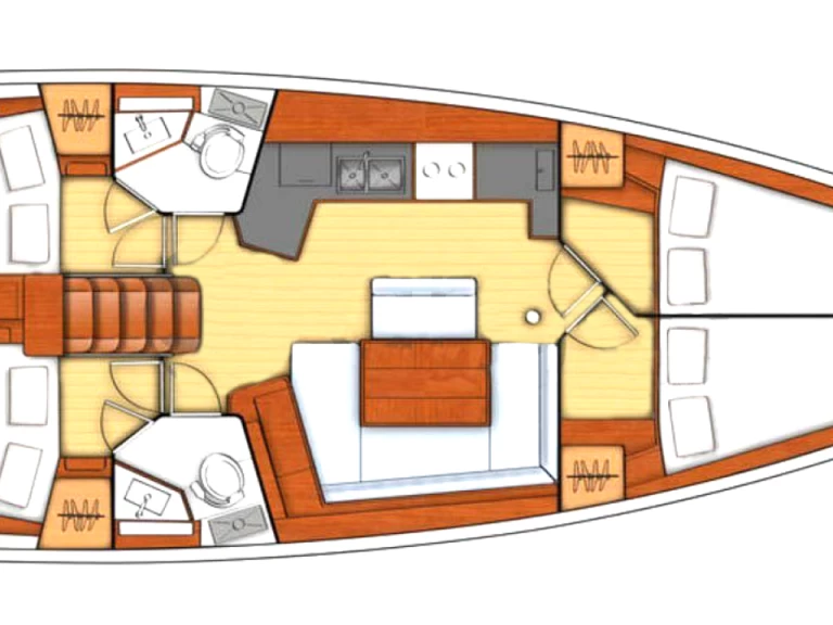 Yacht charter Kos  billig Oceanis 45