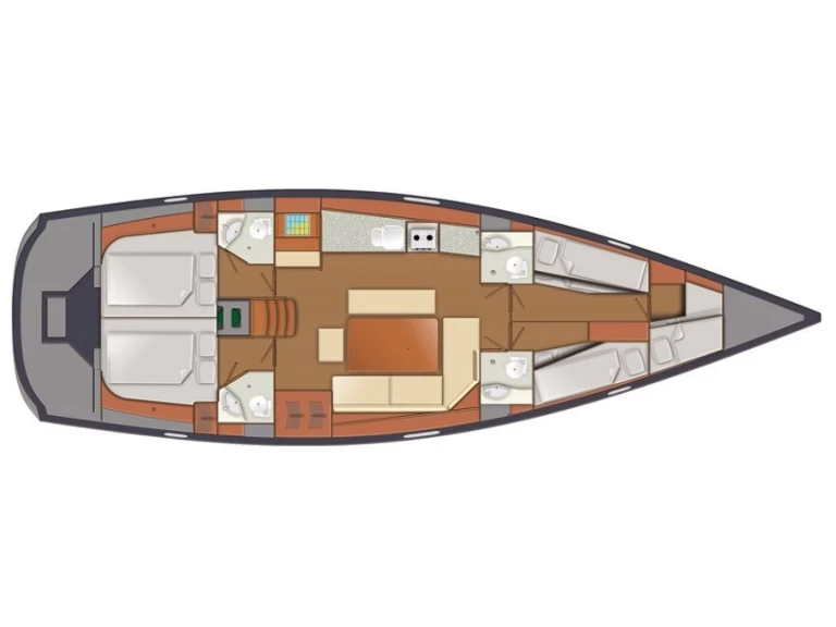 Delphia Delphia 47 charter bareboat eller skeppad i Eidkjosen