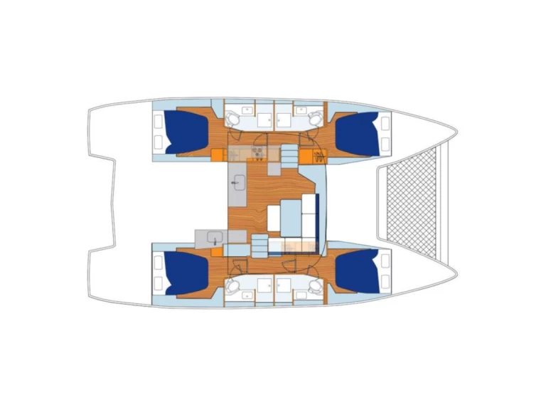 Lagoon Lagoon 46 charter bareboat eller skeppad i Furnari