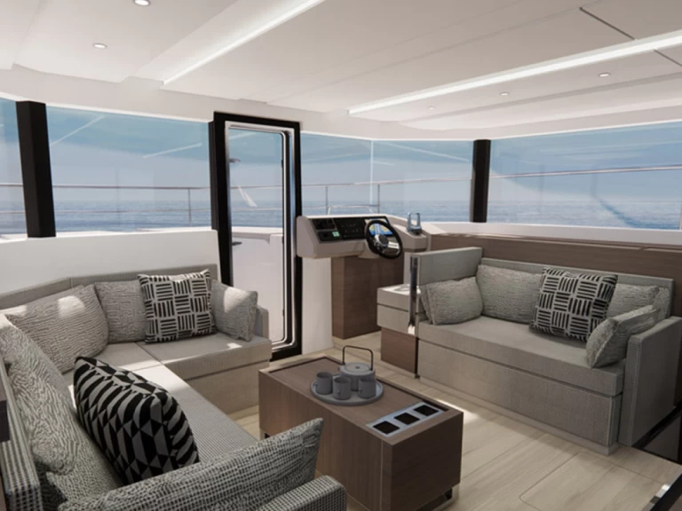 Leopard Leopard 46 Powercat charter bareboat eller skeppad i Marigot