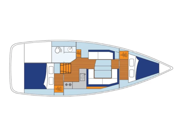 Yacht charter Lefkáda billig Sun Odyssey 349