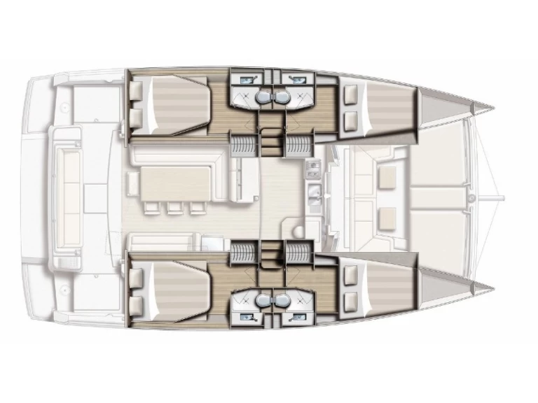 Båtuthyrning Bali Catamarans Bali 4.1 i Primošten  på Samboat 