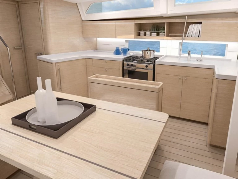 Bénéteau Oceanis 46.3 charter bareboat eller skeppad i Oyster Pond