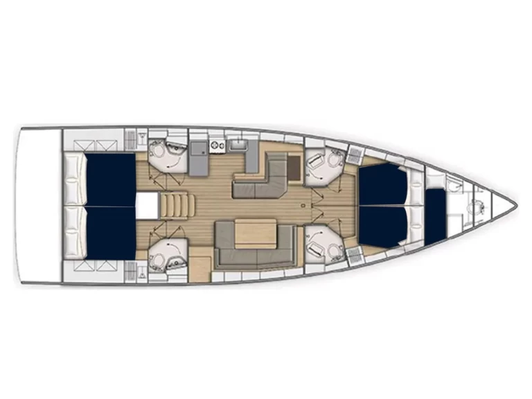 Jeanneau Sun Odyssey 52.2 charter bareboat eller skeppad i Road Town