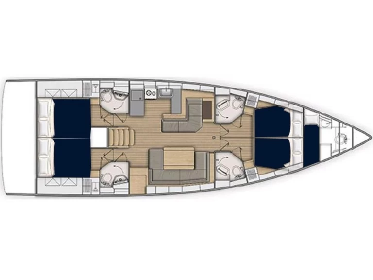 Uthyrning Marina (City) - Bénéteau Oceanis 51.1 av Samboat 