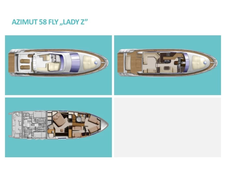 Hyr en Azimut Azimut 58 Fly Šibenik  