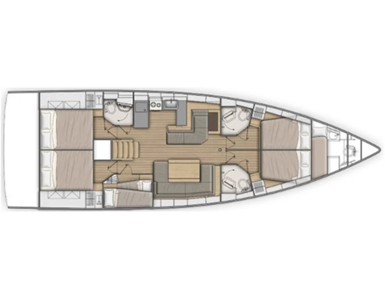 Yacht charter Lefkáda billig Oceanis 51.1