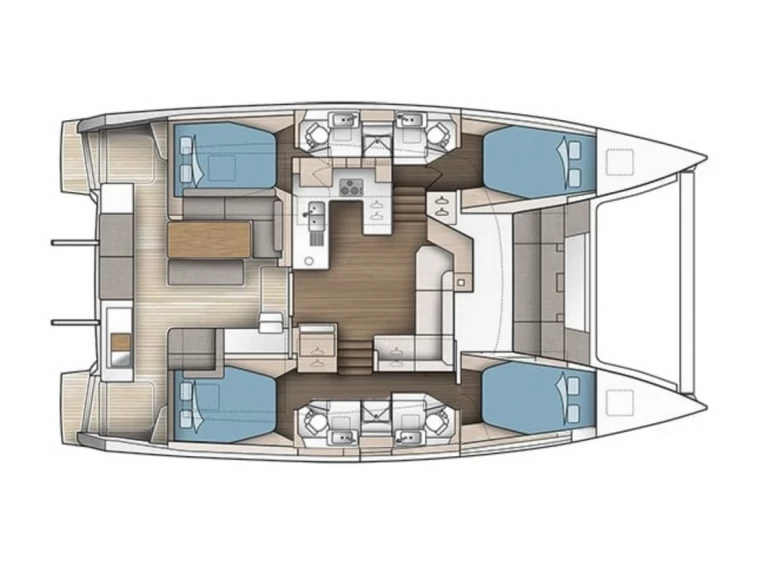 Uthyrning Pórto Chéli - Fountaine Pajot Astrea 42 av Samboat 
