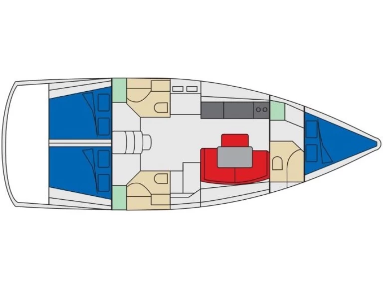 Yacht charter Salerno billig Cyclades 43.3
