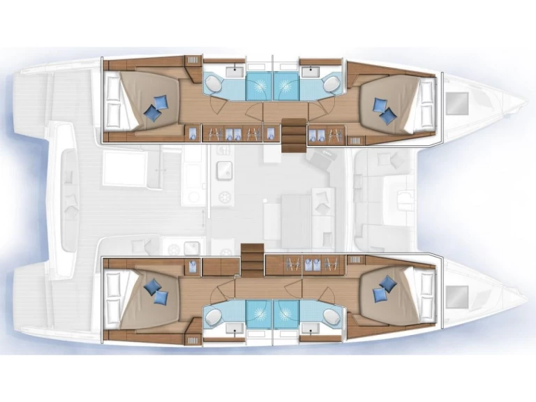 Yacht charter Preveza billig Lagoon 46