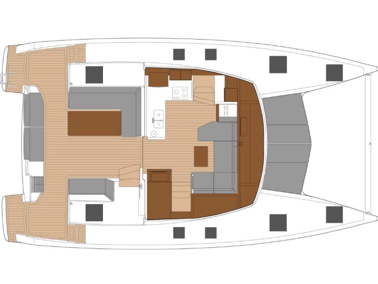Fountaine Pajot Isla 40 charter bareboat eller skeppad i Palma de Mallorca