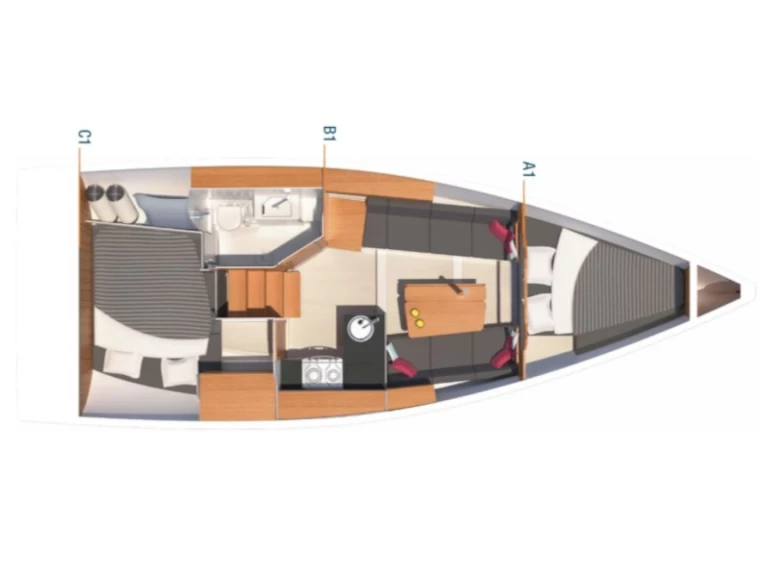 Uthyrning Segelbåt  i Altefähr - Hanse Hanse 315