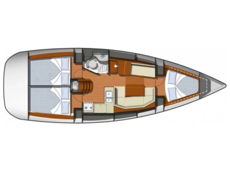 Yacht charter Eleusis billig Sun Odyssey 36i