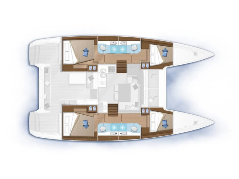 Yacht charter Preveza billig Lagoon 40