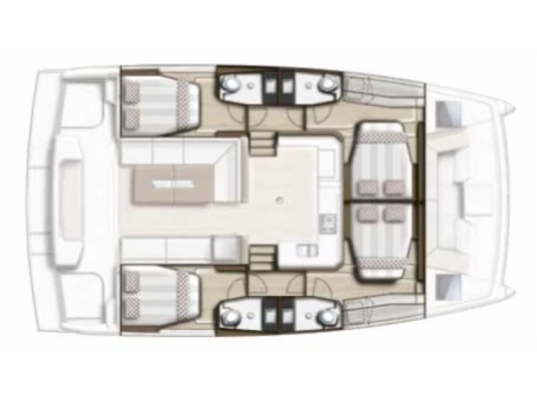 Bali Catamarans Bali Catspace Voile charter bareboat eller skeppad i Furnari