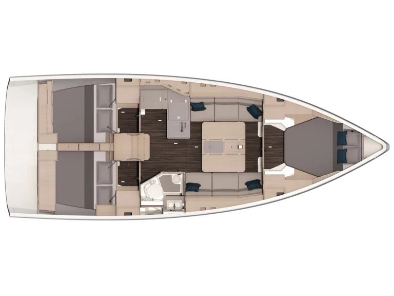 Dufour Dufour 37 charter bareboat eller skeppad i Castellammare di Stabia