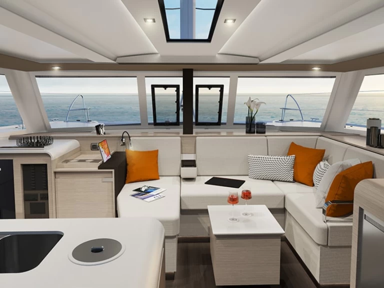 Uthyrning Katamaran  Fountaine Pajot med en båtlicens 