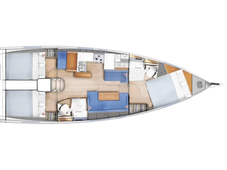 Jeanneau Sun Odyssey 410 charter bareboat eller skeppad i Gouvia