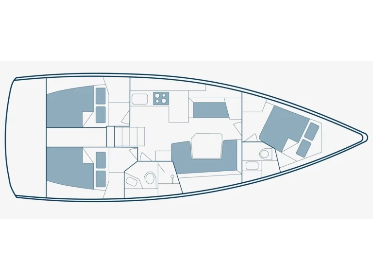 Yacht charter Nikiána billig Oceanis 41.1