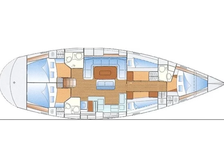 Bavaria Bavaria 50 charter bareboat eller skeppad i Nikiána