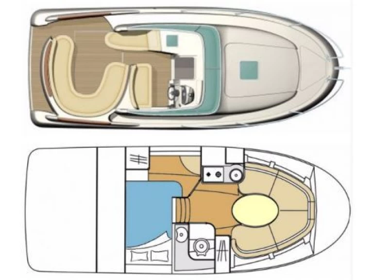 Uthyrning Motorbåt  i Mandelieu-la-Napoule - Jeanneau Leader 805