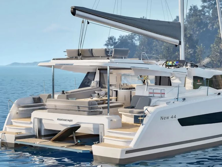 Båtuthyrning Fountaine Pajot Fountaine Pajot FP 44 Quatuor ELECTRIC - 4 + 1 cab. i Donji Seget på Samboat 