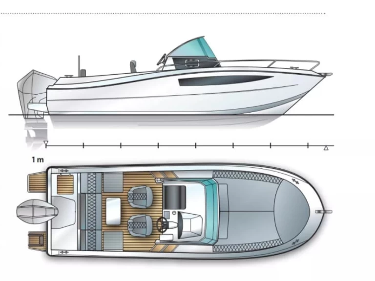 Yacht charter Opatija billig Atlantic Marine Sun Cruiser 730