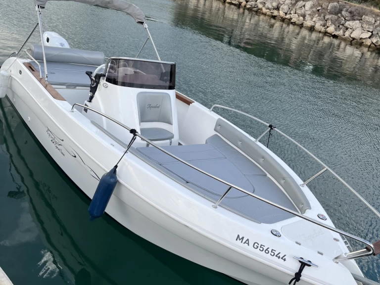Uthyrning Motorbåt  i Six-Fours-les-Plages - Aquabat Sport line 21