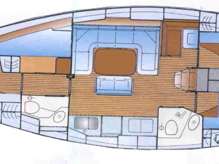 Hyr en Jeanneau Sun Odyssey 42i Biograd Na Moru 