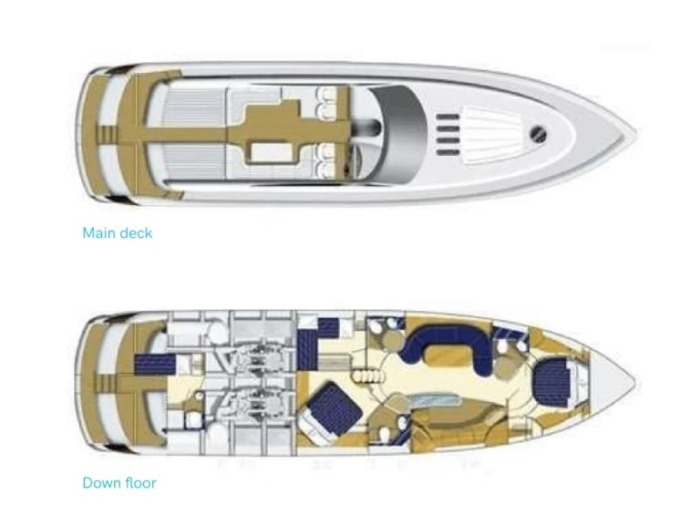 Uthyrning Lyx yacht i Ibiza Town - Princess Princess V65